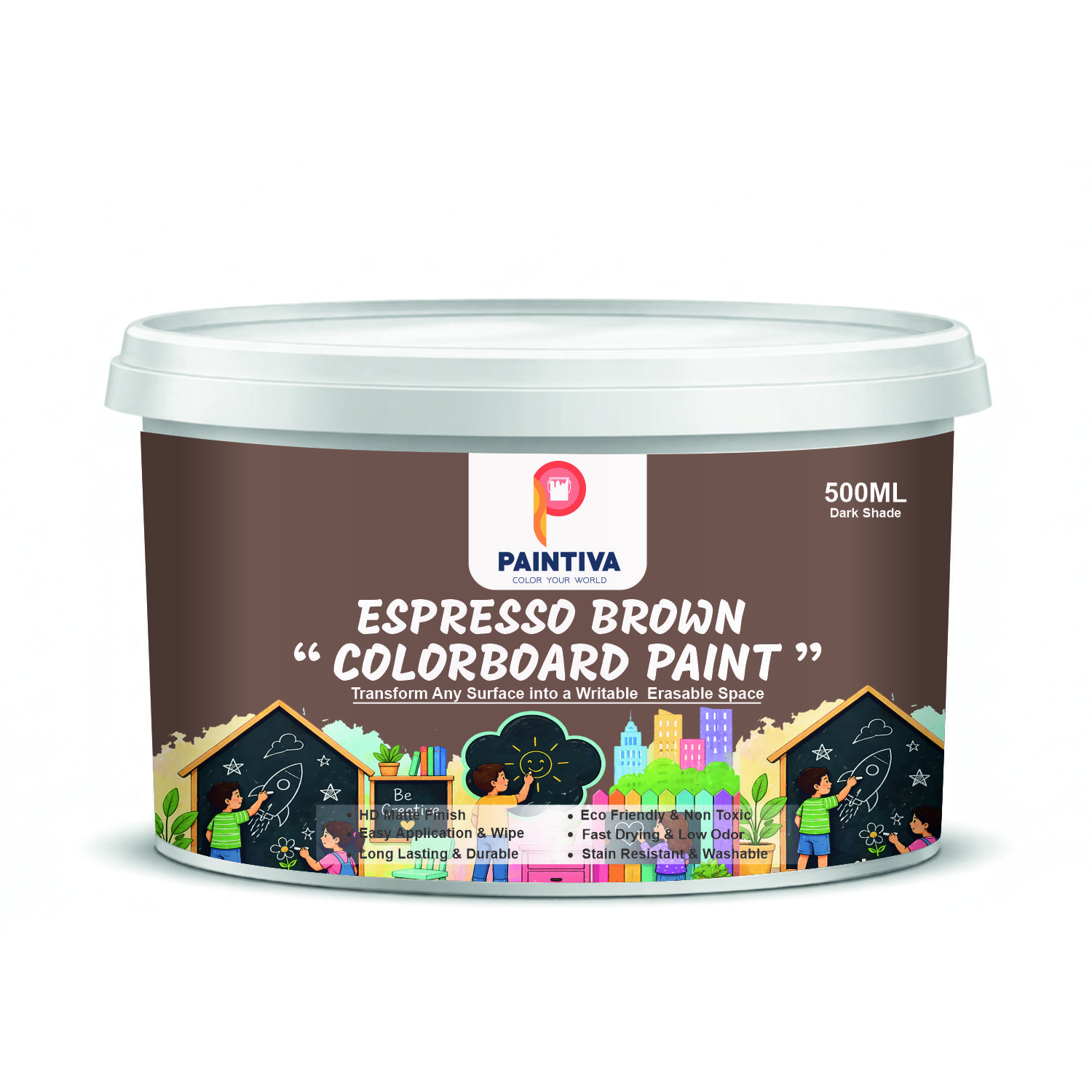 DARK COLORBOARD 500 ML Dark Brown