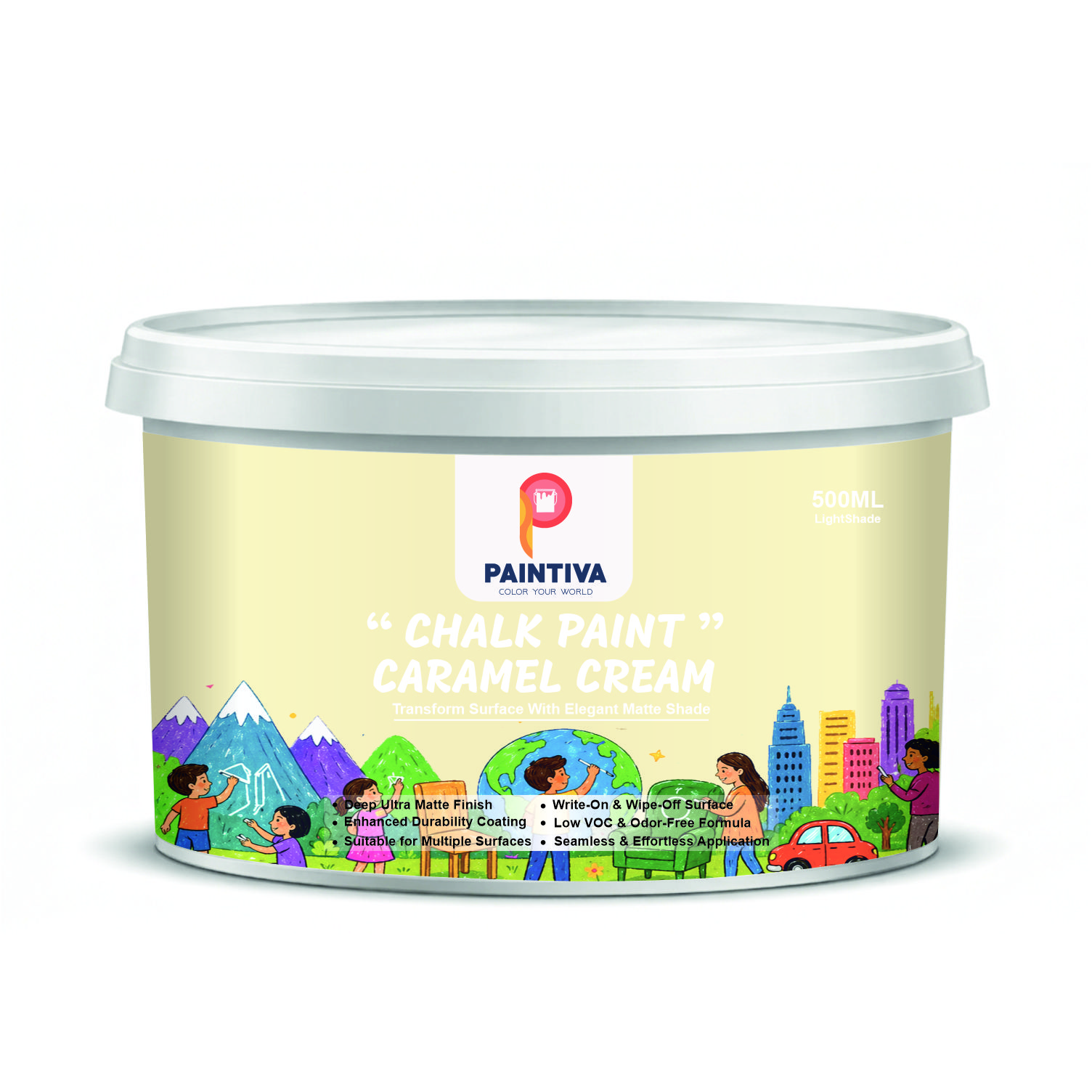 LIGHT CHALK PAINT 500ML Butter Scotch
