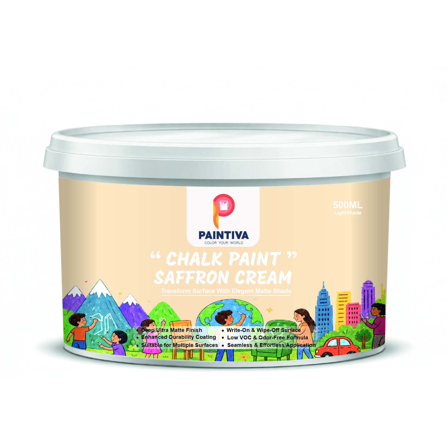LIGHT CHALK PAINT 500ML Kesar Milk