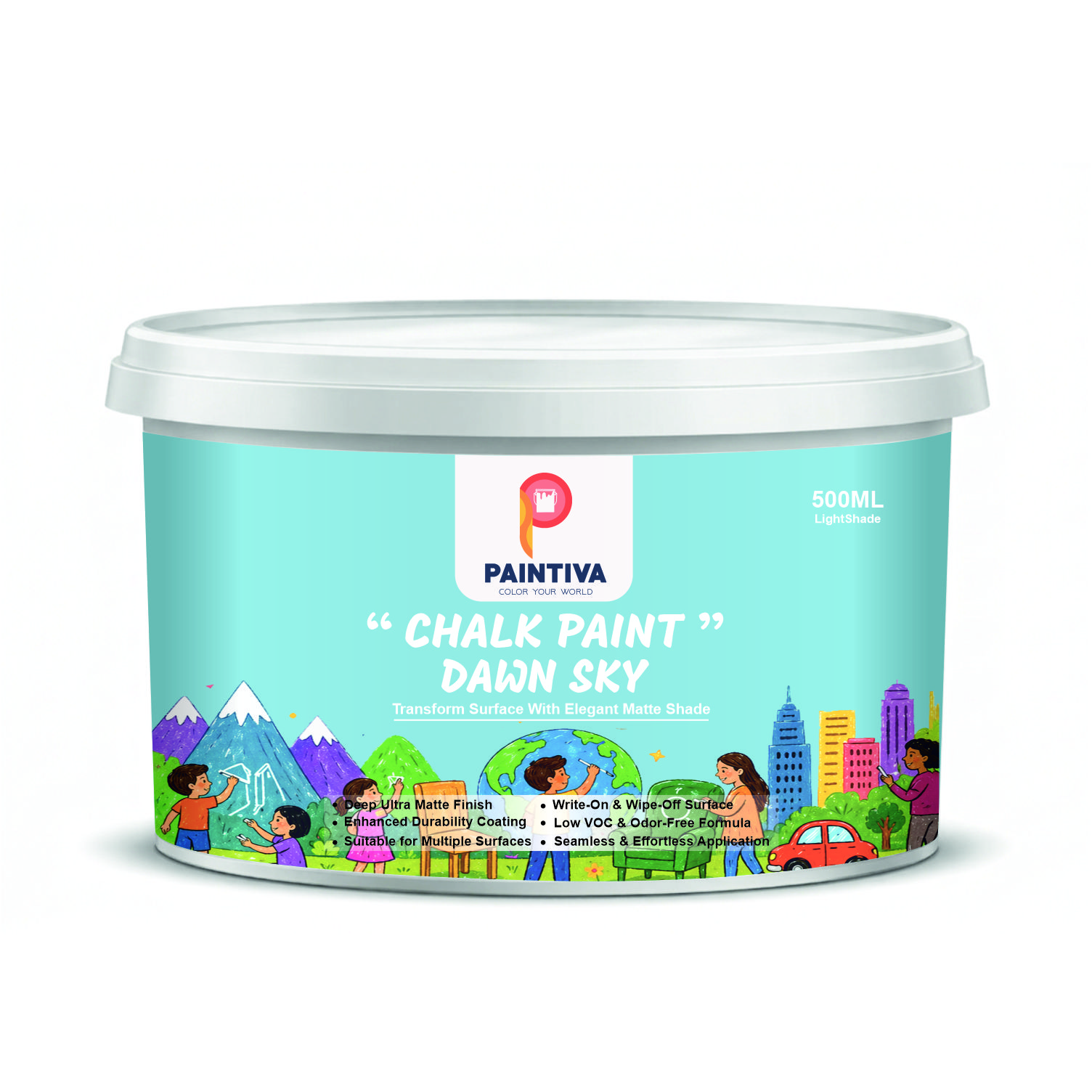 LIGHT CHALK PAINT 500ML Morning Sky