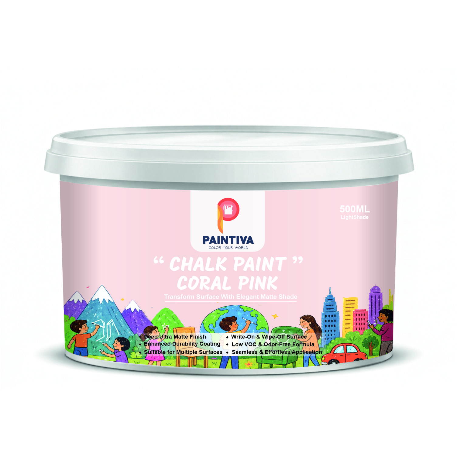 LIGHT CHALK PAINT 500ML Pink Flamingo