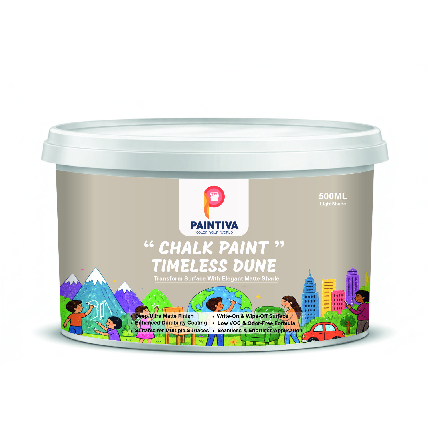 LIGHT CHALK PAINT 500ML Timeless Sand